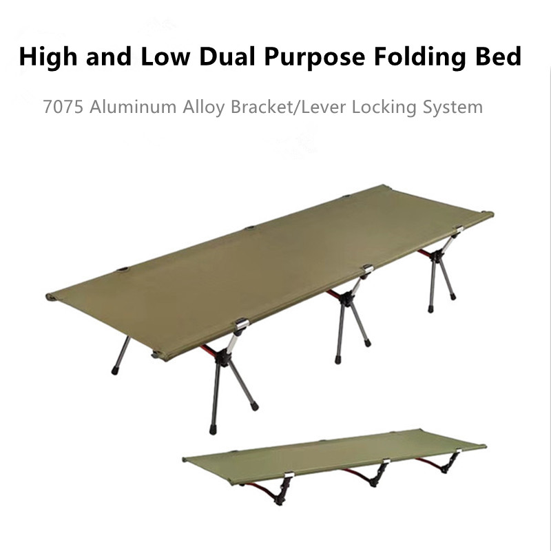 Folding Camp Cot úr áli